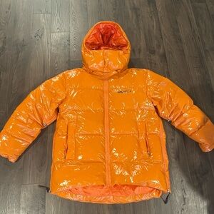 Axel Arigato Orange Puffer Jacket
